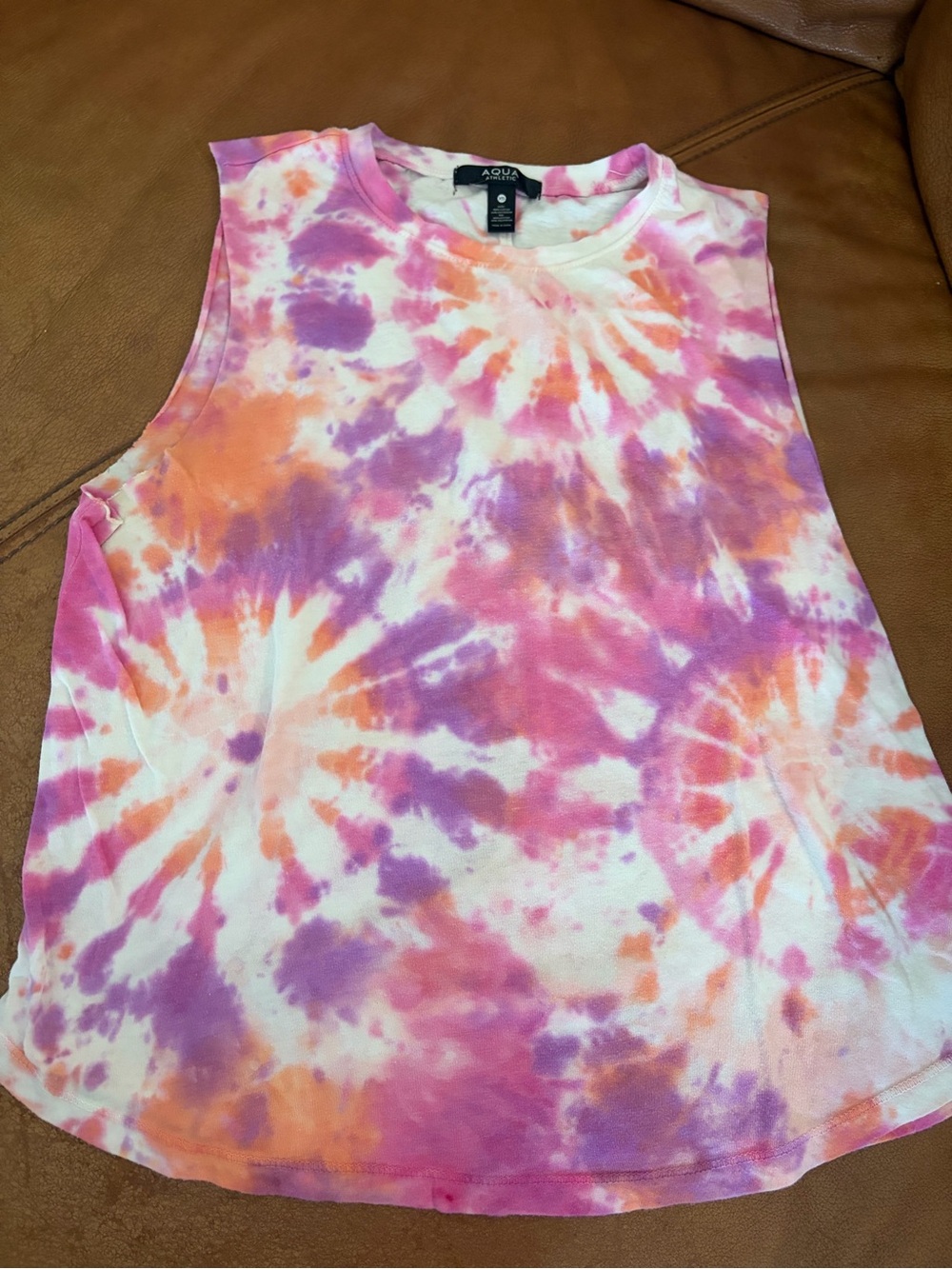 Aqua Women’s Tie-Dye Muscle Tank